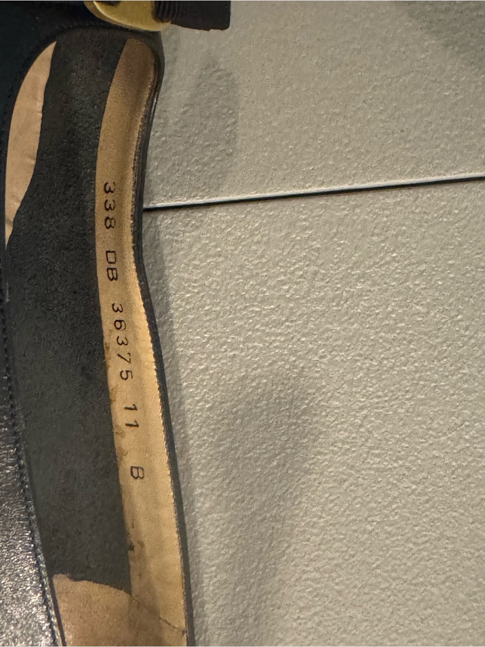 Salvatore Ferragamo Black Leather Pumps with Gold Bow Accent - Picture 3 of 4